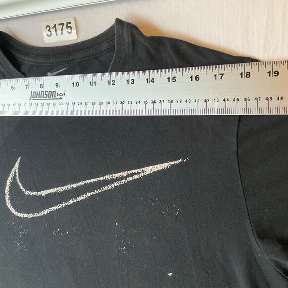 Nike Dri-fit Men Short Sleeve T-shirt Size XL, Black - Picture 2 of 7